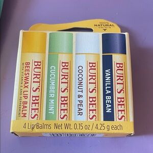 Burt's Bees Lip Balm Collection - Yellow, Green, Blue, White